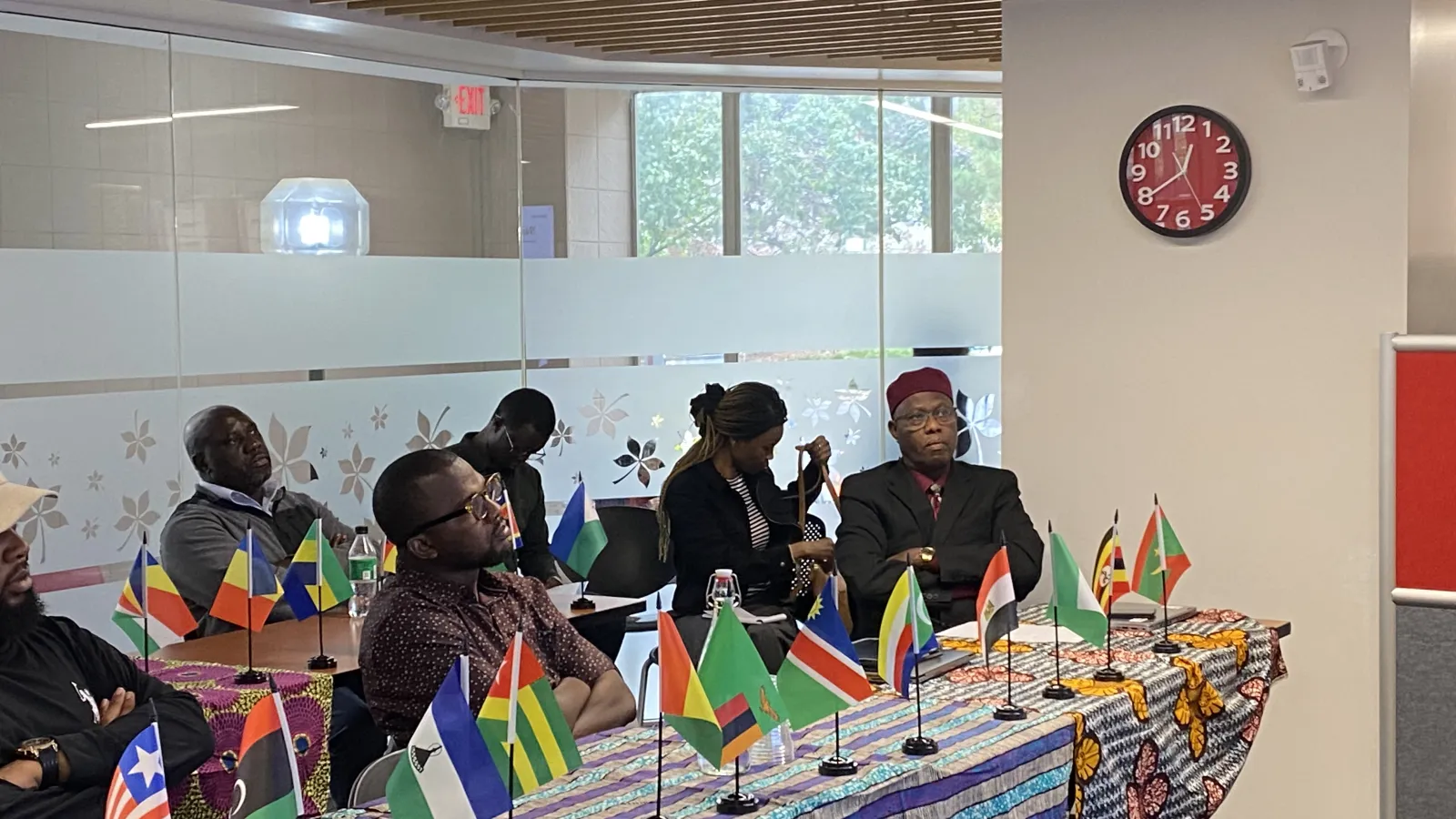 Picture of attendees at Africa at Noon lecture.