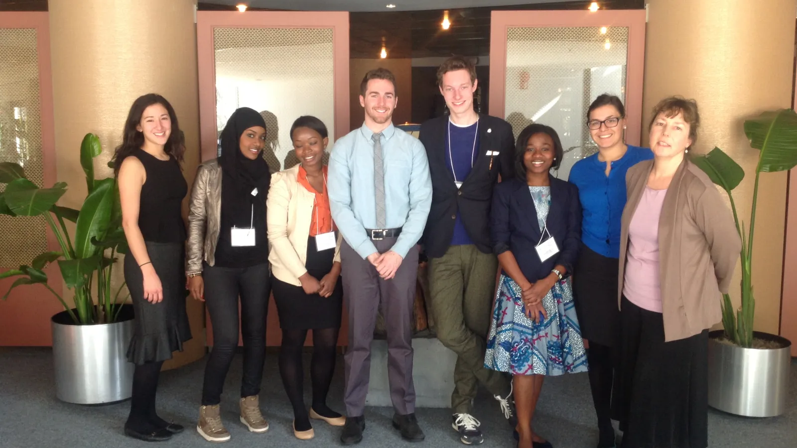 Model African Union team at Washington Summit